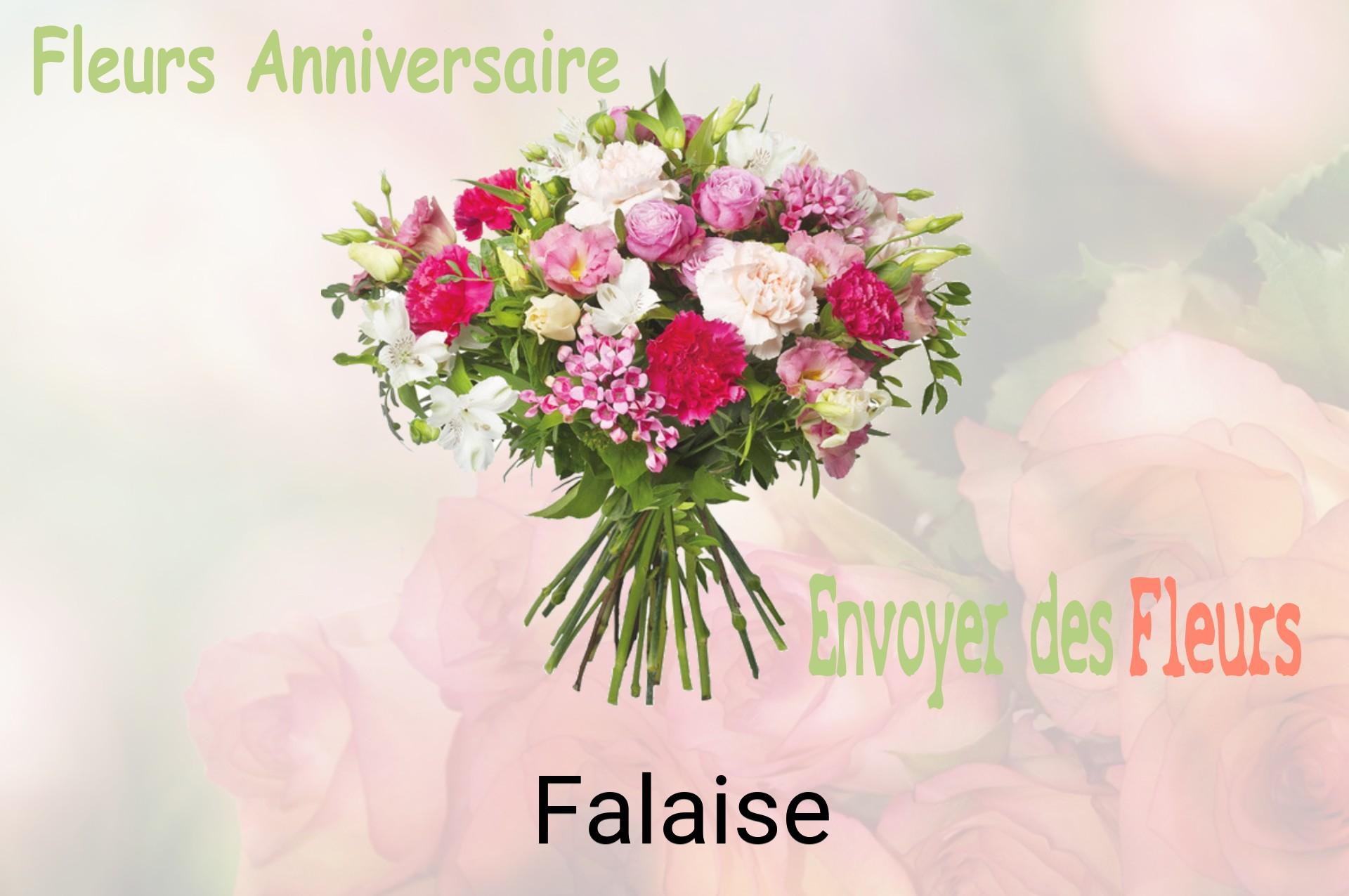 Bouquet de fleurs d’anniversaire livré à Falaise